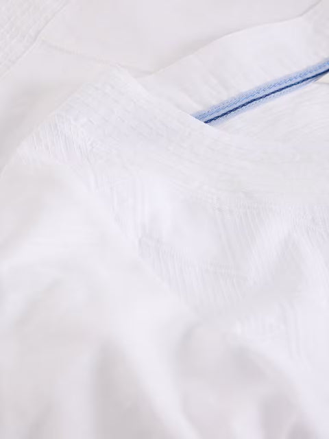White Stuff Weaver Broderie Tee Brilliant White