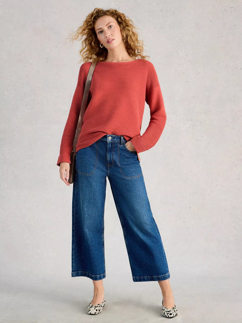 White Stuff Jana Jumper Mid Pink