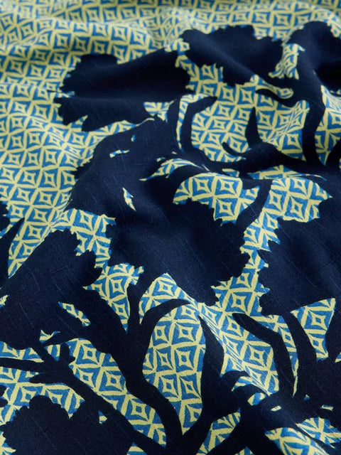 White Stuff Kate Top Green Print