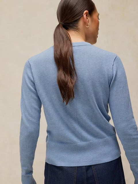 White Stuff Lois Mid Blue Cardi
