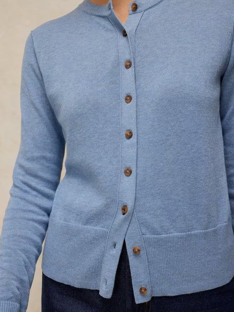 White Stuff Lois Mid Blue Cardi