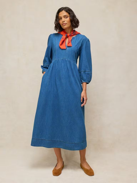 White Stuff Krystin Mid Denim Denim Dress
