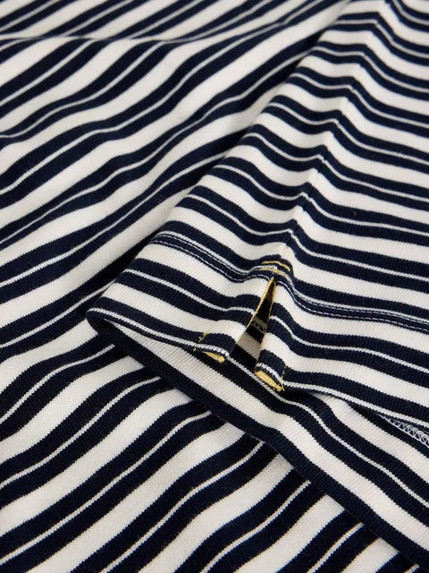 White Stuff Riley Navy Multi Long Sleeve Rugby