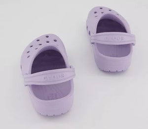 Crocs Classic Clog Lavender Kids Boys Girls Croslite Casual Comfy Lightweight Beach Slip On Shoes