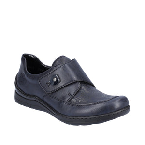 Rieker 48951-14 Navy Womens Casual Comfort Touch Fastening Shoes