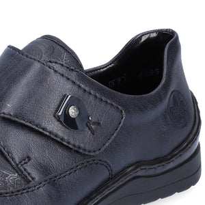 Rieker 48951-14 Navy Womens Casual Comfort Touch Fastening Shoes