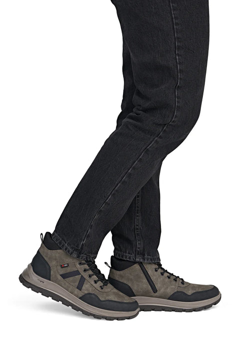 Rieker B8120-25 Brown Mens Water Resistant Casual Comfort Ankle Boots