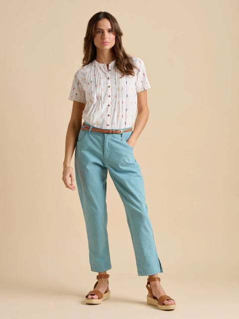 Brakeburn Tide Pool Blouse White