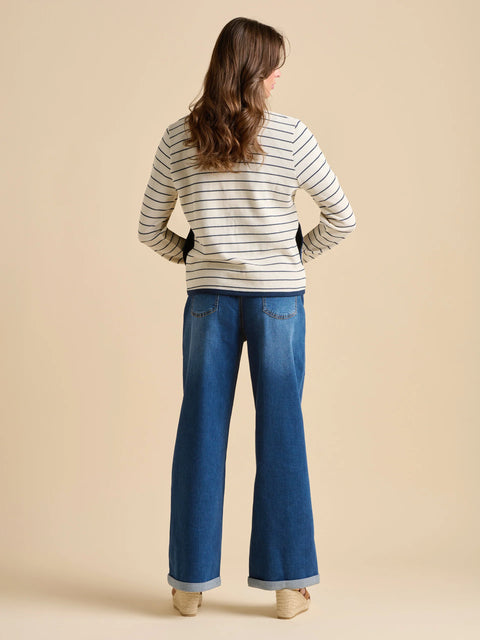 Brakeburn Breton Stripe Sweat Jacket