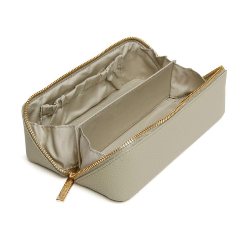 Alice Wheeler Small Train Case Pistachio