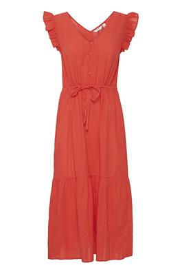 B.Young 20816811 Bylanie SL Midi Dress Flame Scarlet