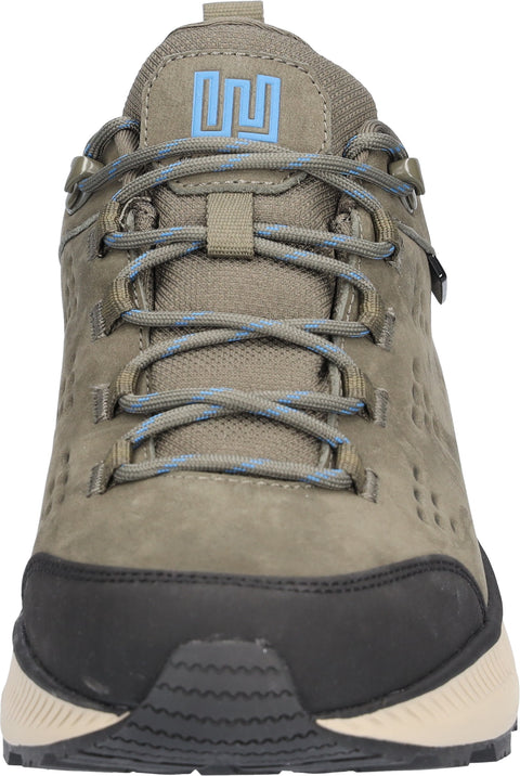 Waldlaufer 540951 100 219 H-Michi Nubuk Gummi Oliv Mens H Fitting  Lace Up Zip Up Shoes