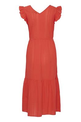 B.Young 20816811 Bylanie SL Midi Dress Flame Scarlet