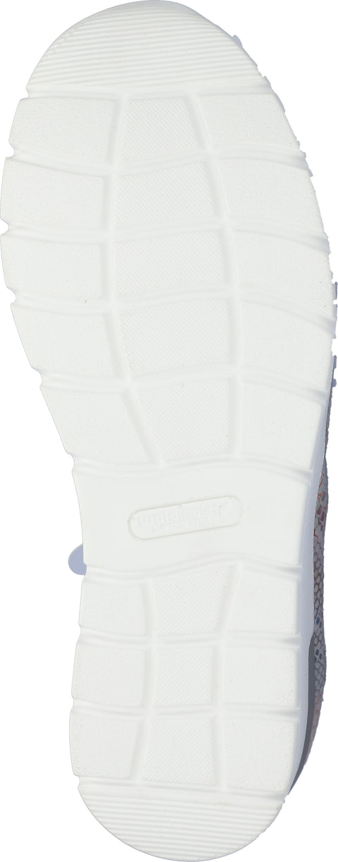 Waldlaufer 626K02 322 299 K-Ramona May Maystretch Bronx Multi Sky Womens K Fitting Lace Up Zip Up Shoes