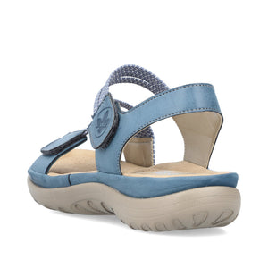 Rieker 64870-14 Jeans Womens Casual Comfort Touch Fastening Sling Back Sandals