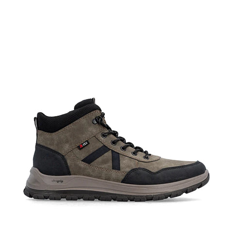 Rieker B8120-25 Brown Mens Water Resistant Casual Comfort Ankle Boots