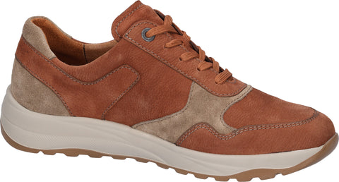 Waldlaufer 662001 413 318 K-John 2xBear 2xOrder Cognac Storm Mens K Fitting Lace Up Side Zip Trainers