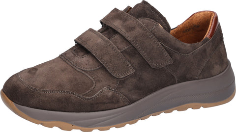 Waldlaufer 662301 307 166 K-John 2 x Order Dark Brown Riva Cognac Mens K Fitting Touch Fastening Trainers