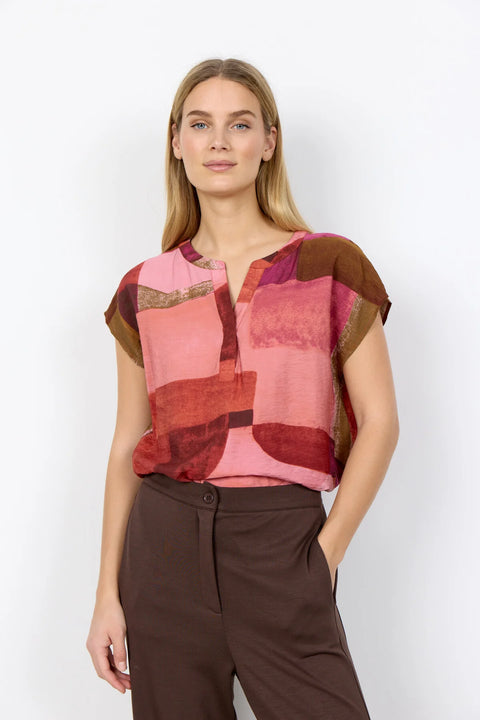 Soya Concept Catania 1 Blouse Rapture Rose Pink