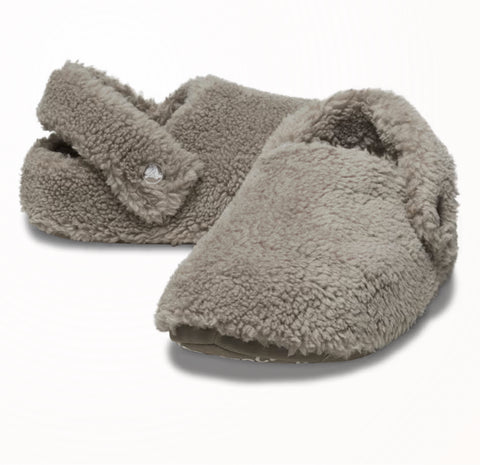 Crocs Unisex Mushroom Classic Cozzzy Faux Fur Slippers