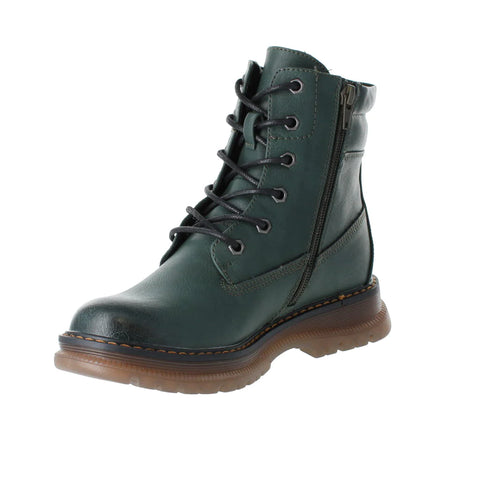 Westland By Josef Seibel Peyton 01 Green Ladies Comfort Lace Up Ankle Boot
