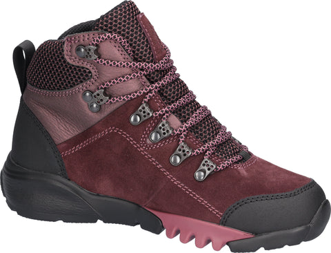 Waldlaufer 787974 100 015 H-Amiata Rubber Order Rea Sportnet Huckleberry Womens H Fitting Lace Up Waterproof Walking Boots