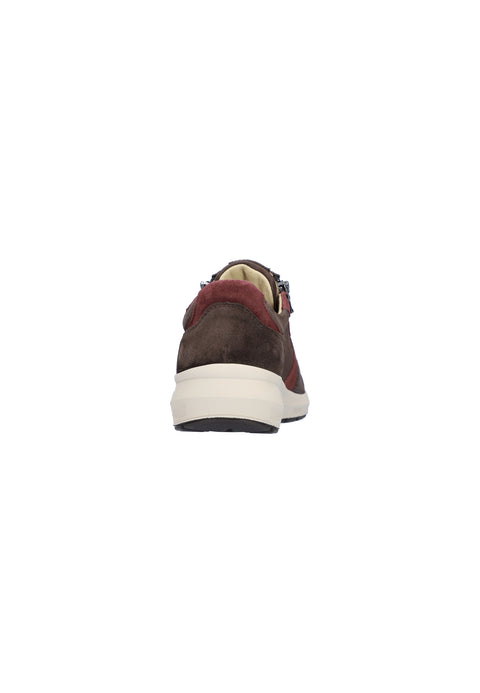 Waldlaufer 831M01 503 166 M-Tonia Order Melostr. Classi Darkbrown Brown Womens M Fitting Zip Up Lace Up H Fitting Leather Trainers