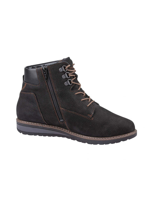 Waldlaufer 379802 704 001 H-Havida Black Womens Wide Fitting Ankle Boots