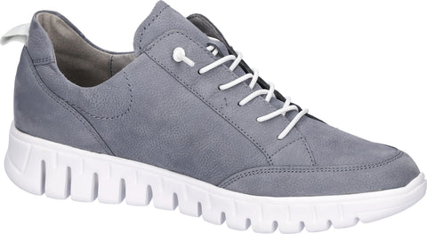 Waldlaufer 916003 101 206 H-Birdy Ausi Jeans Womens H Fitting Elastic Lace and Zip Fastening Trainers