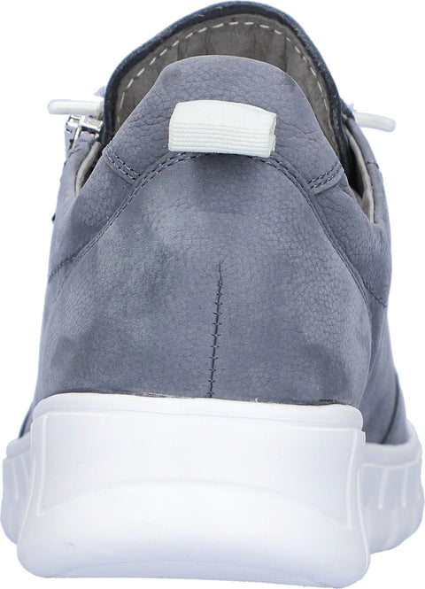 Waldlaufer 916003 101 206 H-Birdy Ausi Jeans Womens H Fitting Elastic Lace and Zip Fastening Trainers