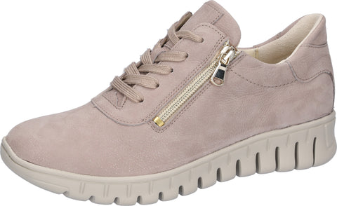 Waldlaufer 916010 189 088 H-Birdy Calli Pietra Womens H Fitting Elastic Lace and Zip Fastening Trainers