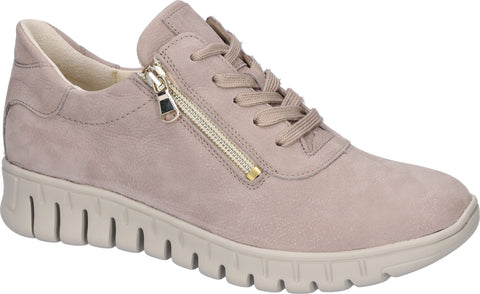 Waldlaufer 916010 189 088 H-Birdy Calli Pietra Womens H Fitting Elastic Lace and Zip Fastening Trainers
