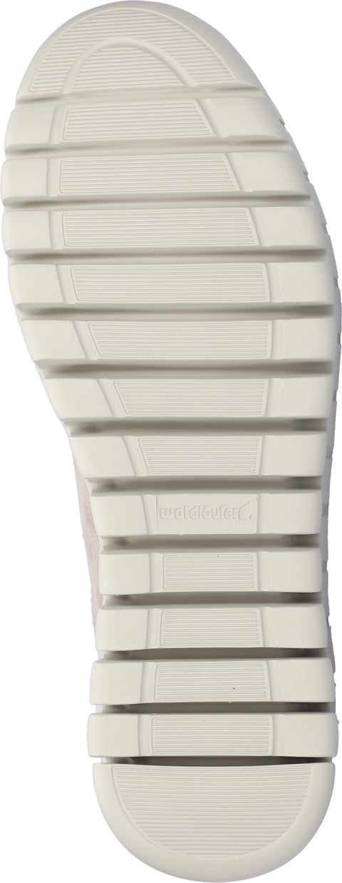 Waldlaufer 916010 189 088 H-Birdy Calli Pietra Womens H Fitting Elastic Lace and Zip Fastening Trainers