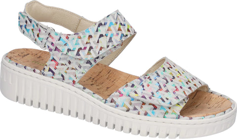 Waldlaufer 955001 152 299 H-Willow Stoner Multi Womens H Fitting Touch Fastening Sandals