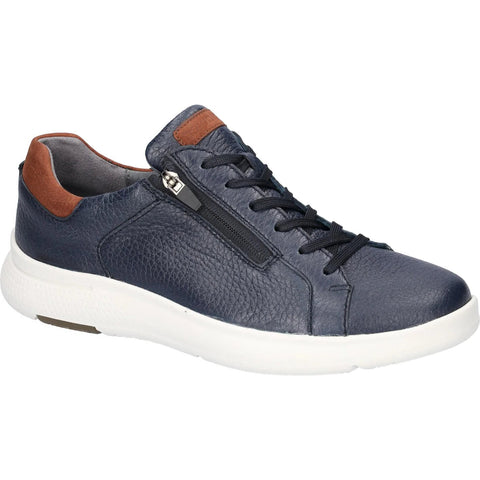 Waldlaufer 984015 300 479 Heiko Hirsch Bear Bear Notte Cognac LS Weib Mens H Fitting Lace Up Side Zip Shoes