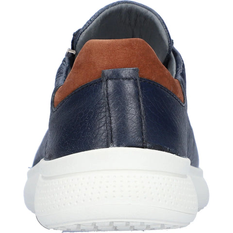 Waldlaufer 984015 300 479 Heiko Hirsch Bear Bear Notte Cognac LS Weib Mens H Fitting Lace Up Side Zip Shoes