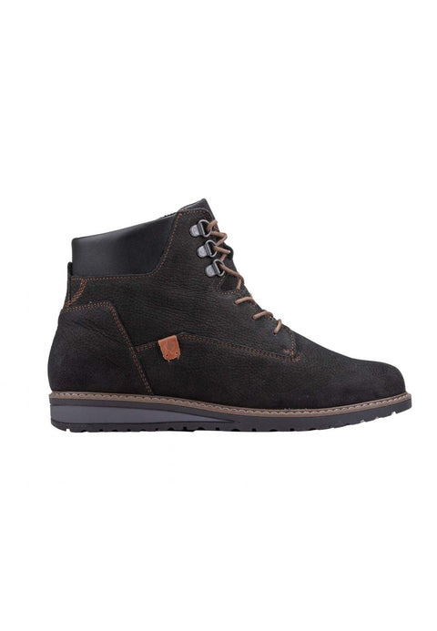 Waldlaufer 379802 704 001 H-Havida Black Womens Wide Fitting Ankle Boots