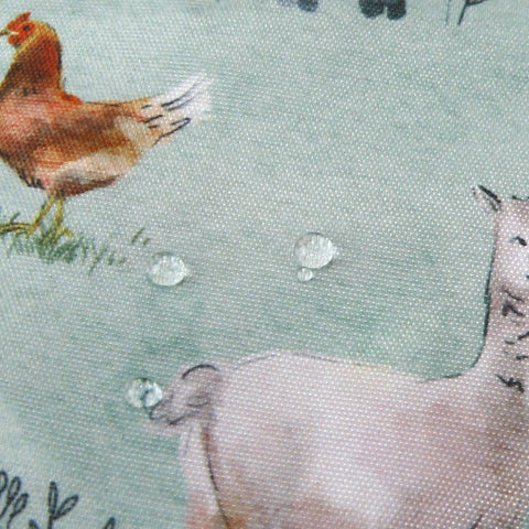 Eco Chic Sage Cottage Animals Recycled Lightweight Foldable Reusable Shopping Bag