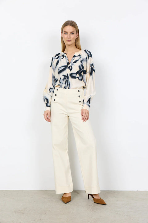 Soya Concept Bess 7-B Trousers Cream