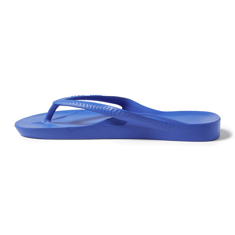 Archies Classic Royal Blue Mens Womens Arch Support Flip Flops