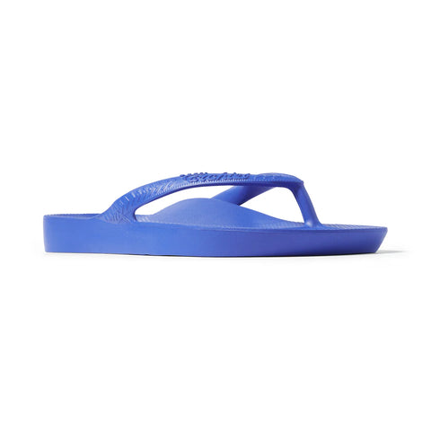 Archies Classic Royal Blue Mens Womens Arch Support Flip Flops