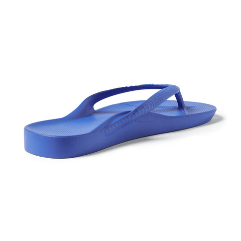 Archies Classic Royal Blue Mens Womens Arch Support Flip Flops