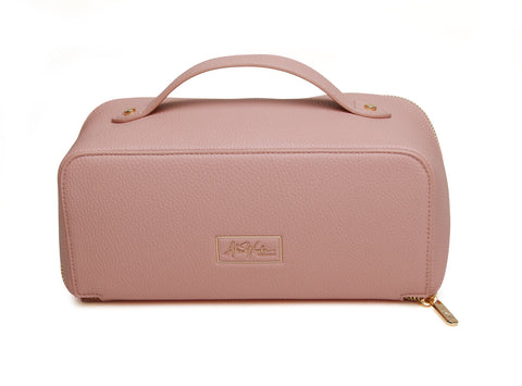 Alice Wheeler Pink Train Case