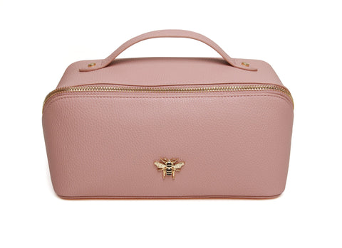 Alice Wheeler Pink Train Case