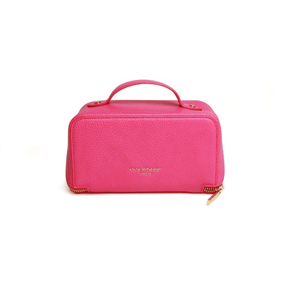 Alice Wheeler Hot Pink Mini Train Case