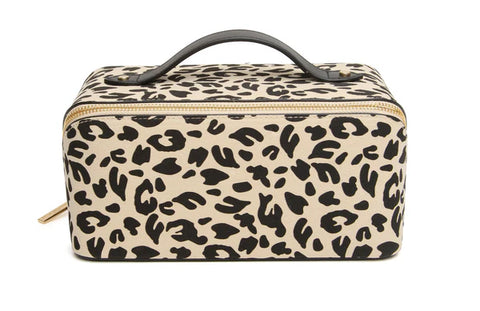 Alice Wheeler Train Case Leopard Light AW0334