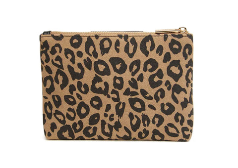 Alice Wheeler Pouch Leopard Dark