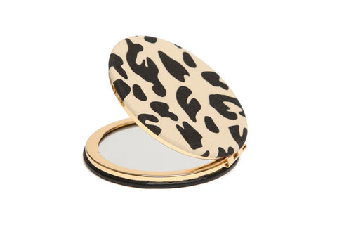 Alice Wheeler Mirror Compact Leopard Light AW0340