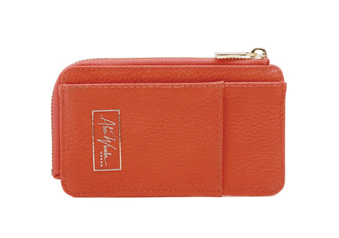 Alice Wheeler Bath Orange Coin/Card Purse