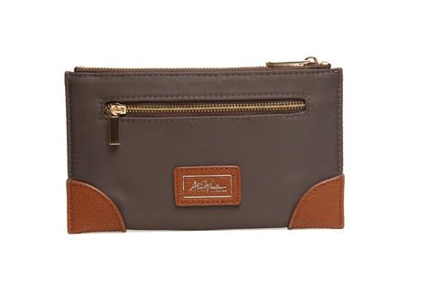 Alice Wheeler Brompton Purse Chocolate